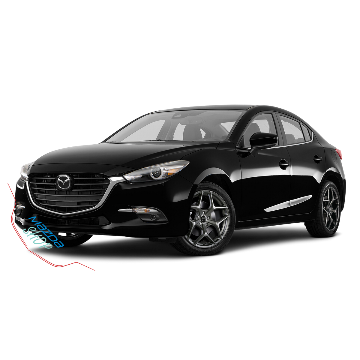 Mazda M012 Alloy Wheel (Matte Gunmetal) - 16"/17"/18"/20"