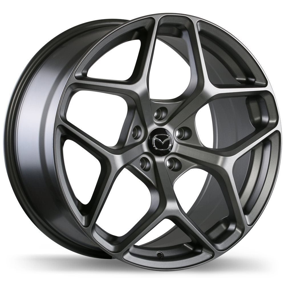 Mazda M012 Alloy Wheel (Matte Gunmetal) — 16