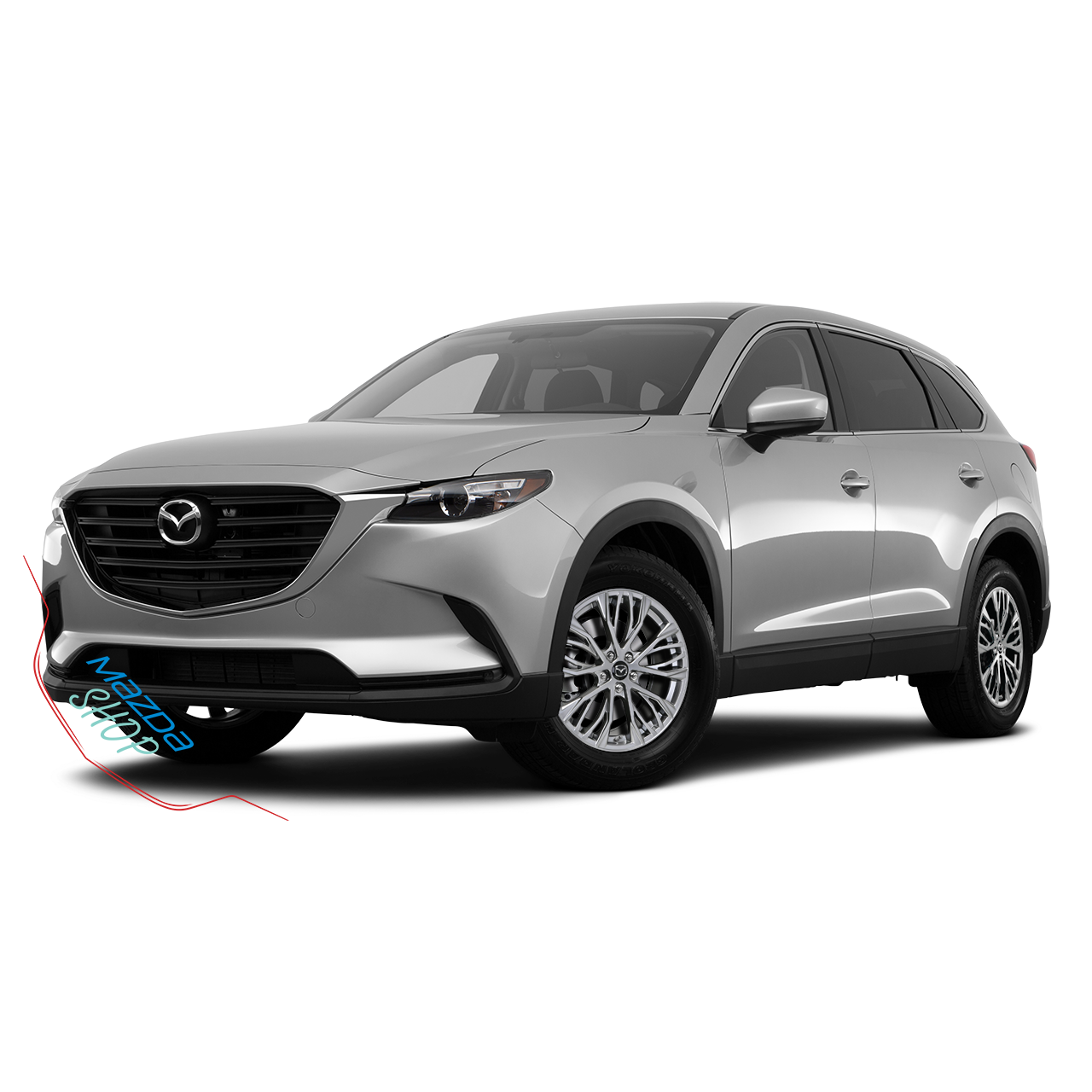 Mazda M014 Alloy Wheel (Hyper Silver Dark) - 18"/19"