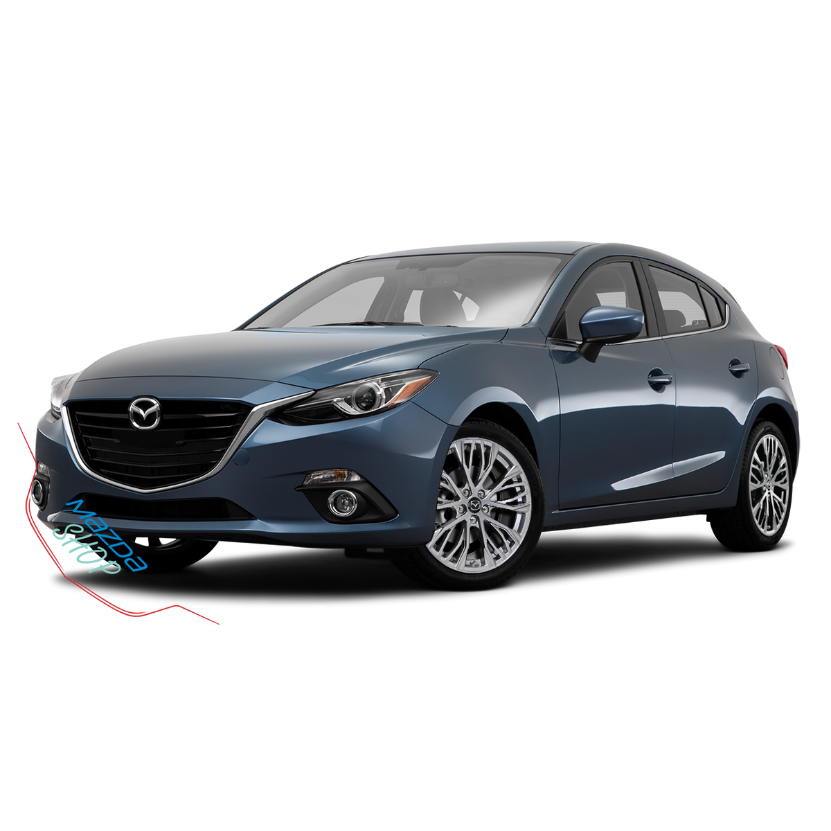 Mazda M014 Alloy Wheel (Hyper Silver Dark) - 18"/19"