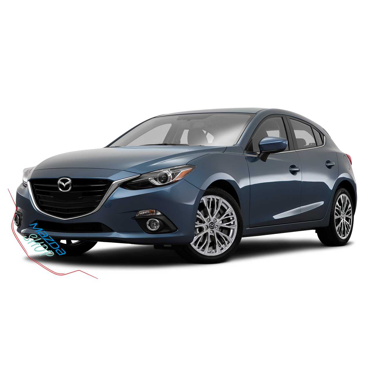 Mazda M014 Alloy Wheel (Hyper Silver Dark) - 18"/19"