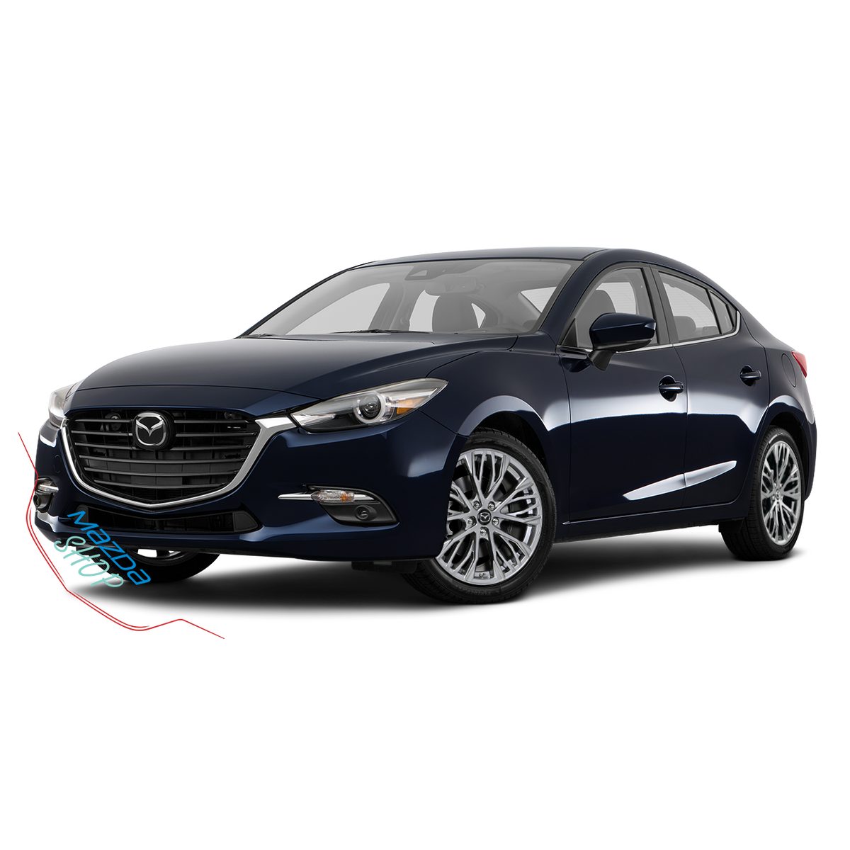 Mazda M014 Alloy Wheel (Hyper Silver Dark) - 18"/19"