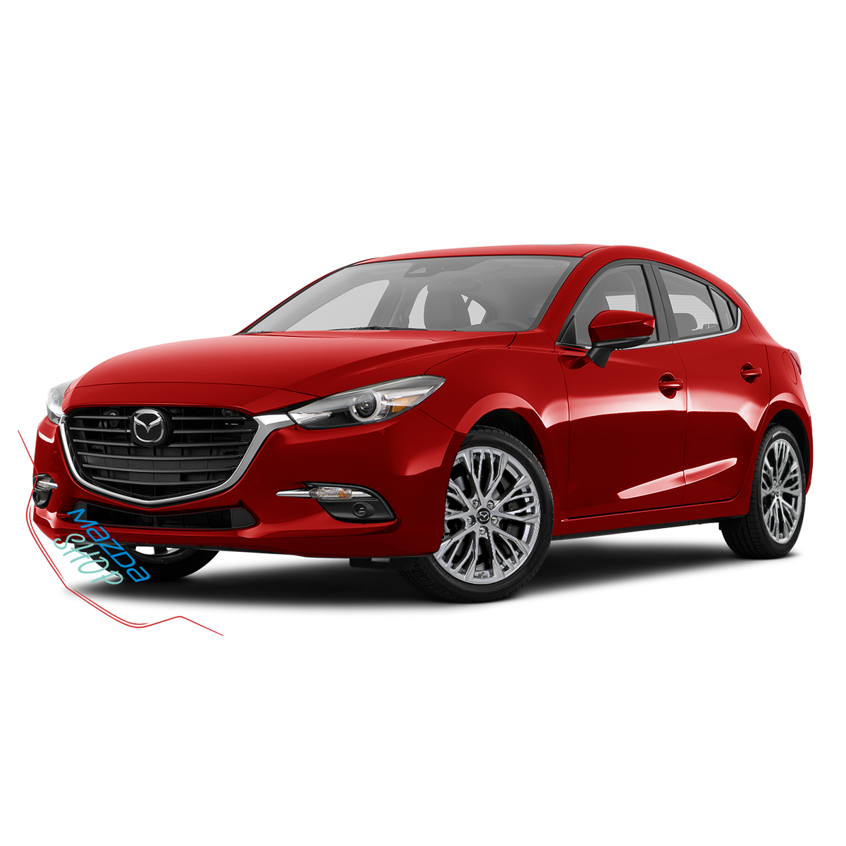 Mazda M014 Alloy Wheel (Hyper Silver Dark) - 18"/19"