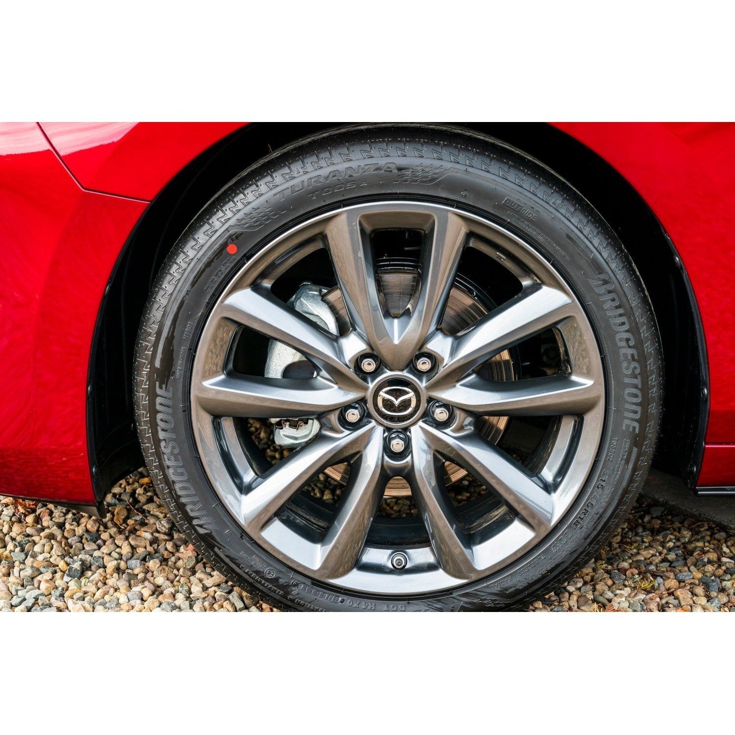 Mazda3 OEM Alloy Wheel - Dark Grey High-Lustre Metallic - 18" | Mazda3 Hatchback (2019-2022)