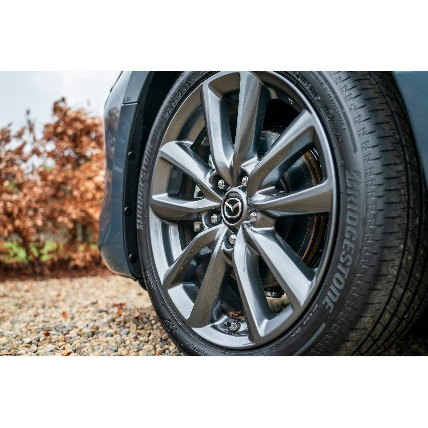 Mazda3 OEM Alloy Wheel, Design 168A (Dark Grey Metallic) — 18
