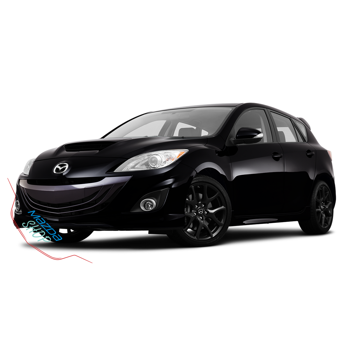 Mazdaspeed3 OEM Dark Grey Alloy Rims - 18" | Mazdaspeed3 (2010-2013)