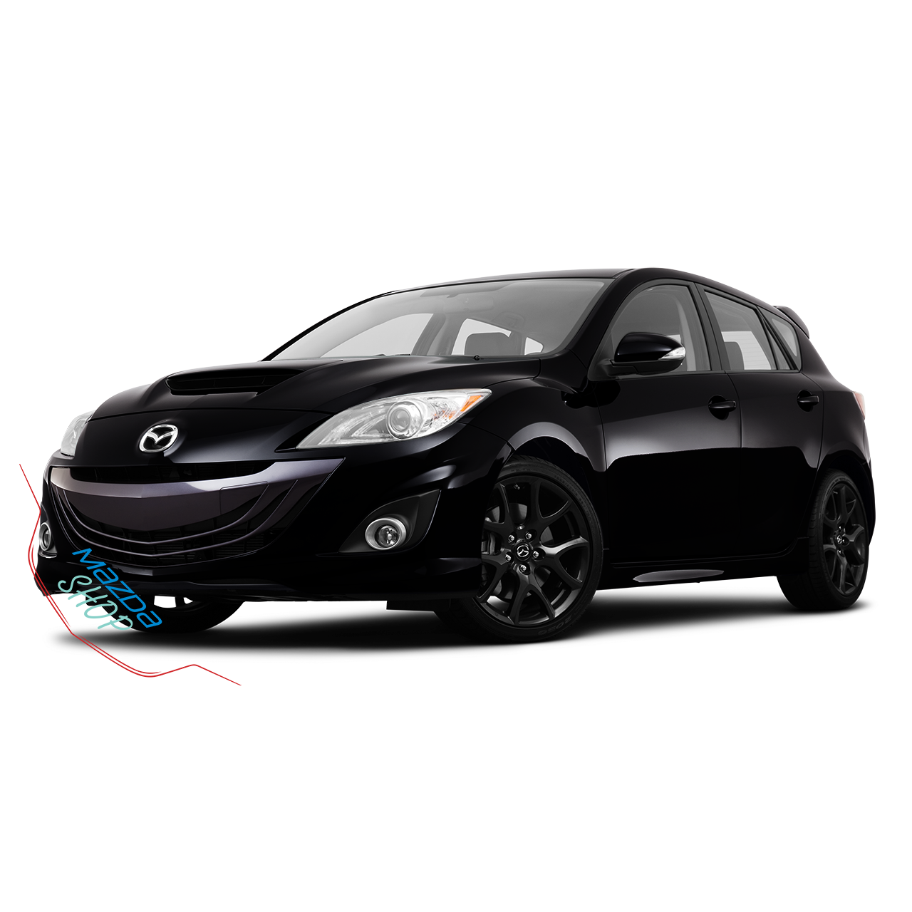 Mazdaspeed3 OEM Dark Grey Alloy Rims - 18" | Mazdaspeed3 (2010-2013)