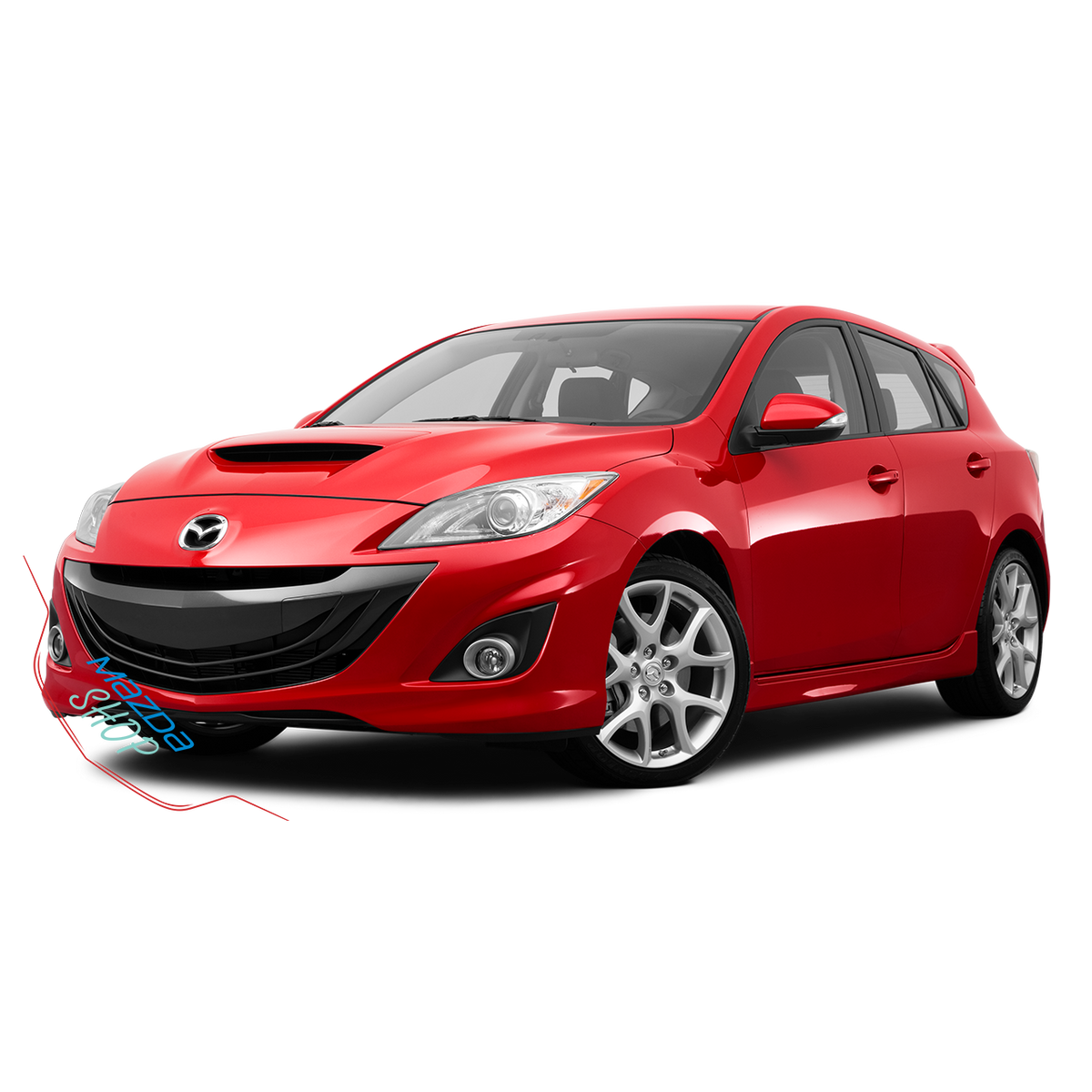 Mazdaspeed3 OEM Silver Alloy Rims - 18" | Mazdaspeed3 (2010-2013)
