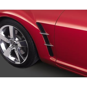 Polished Aluminum Fender Vent Strakes | Mazda RX-8 (2004-2008)