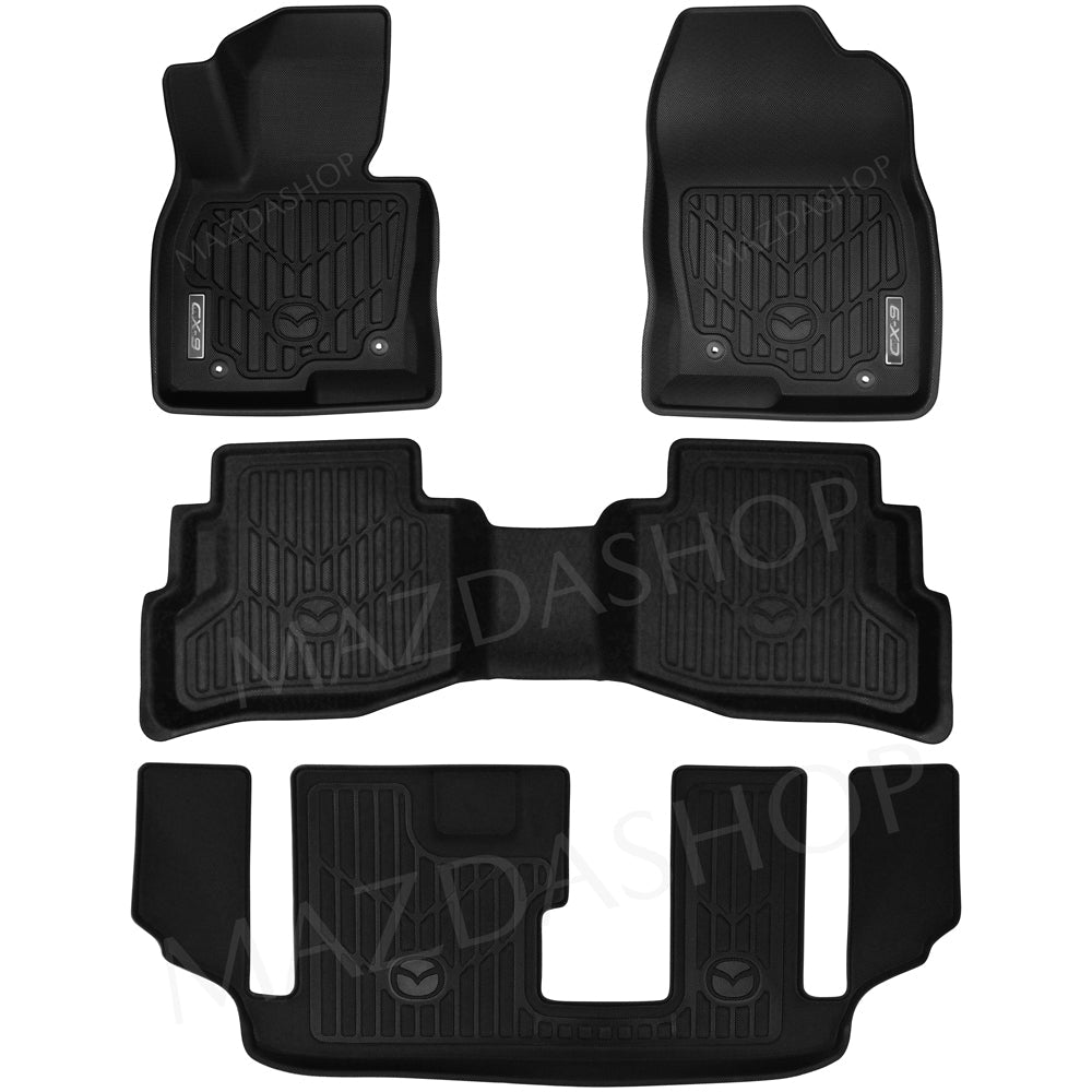 Premium Floor Liners (1st, 2nd & 3rd Rows) | Mazda CX-9 (2016-2022)