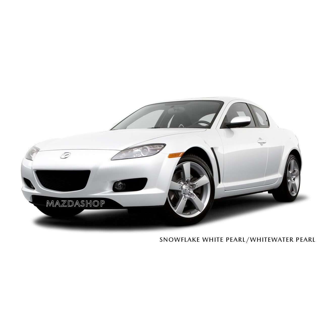 Full White Rx 8 Mazda Rx 8 White Black Rims