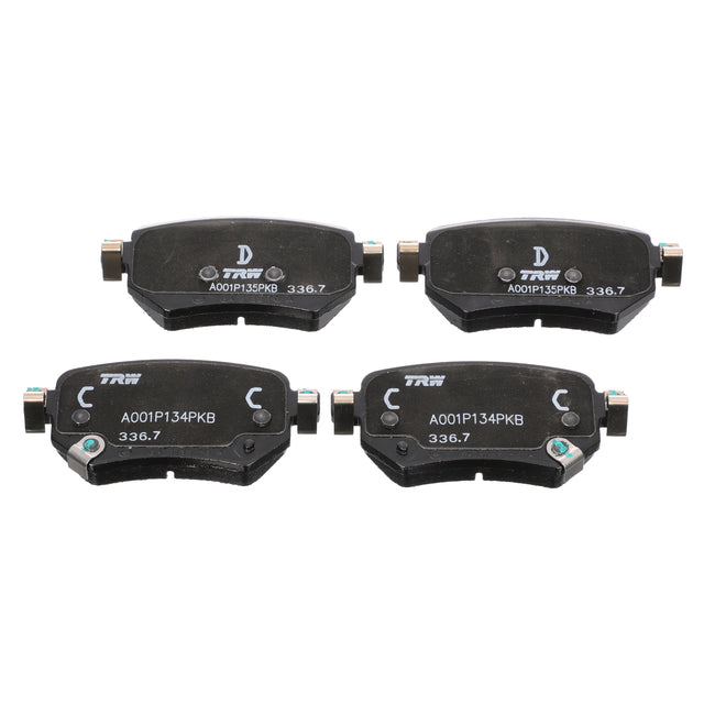 Rear Brake Package: Pads, Rotors & Attachment Kit | Mazda6 (2016-2018)