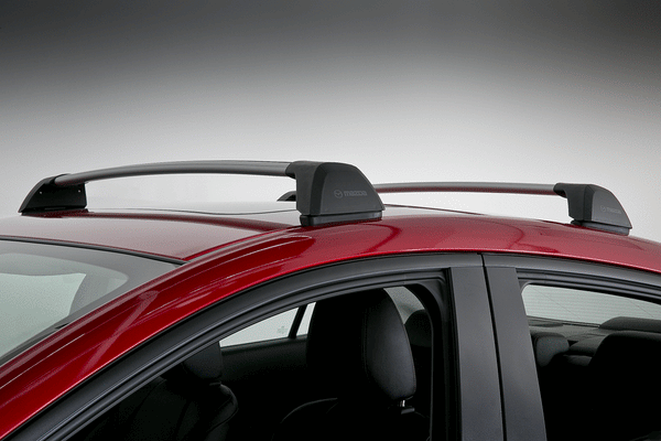 Roof Rack System: Crossbars Roof Mouldings Mazda3 Sedan (2014