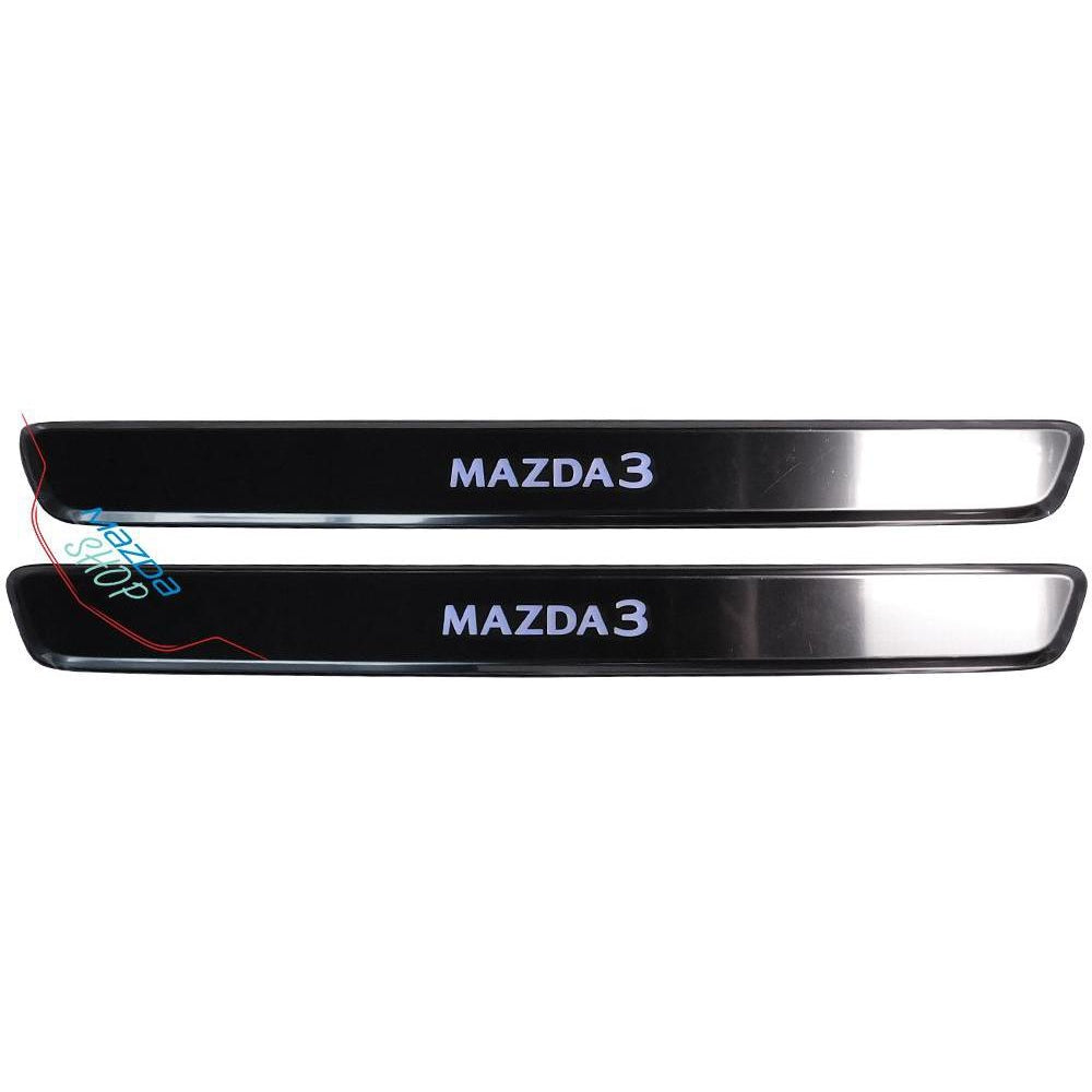 Mazda 3 door store sill trim plates