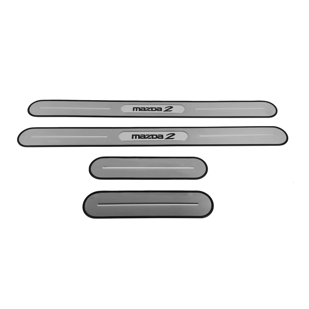thumbnail image 2 of Genuine Mazda Stainless Steel Door Sill Trim Plates – 2014-2016 Mazda 3 0000-8T-L31A 2 of 3