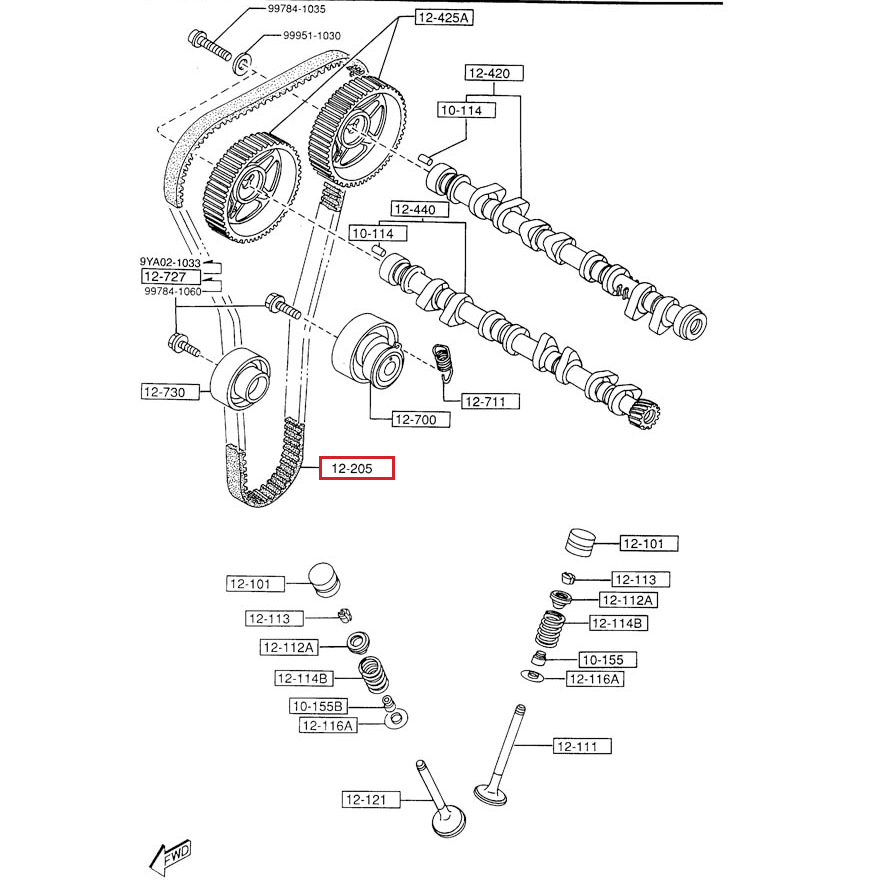 Belt Replacement Mazda Fs Engine Timing Marks Mazda Tribute Mazda