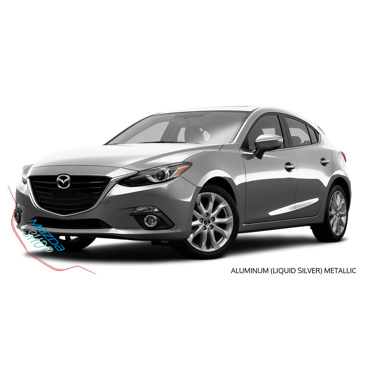 Aluminum Metallic - 38P Premium Touch-Up Paint Pen Colour