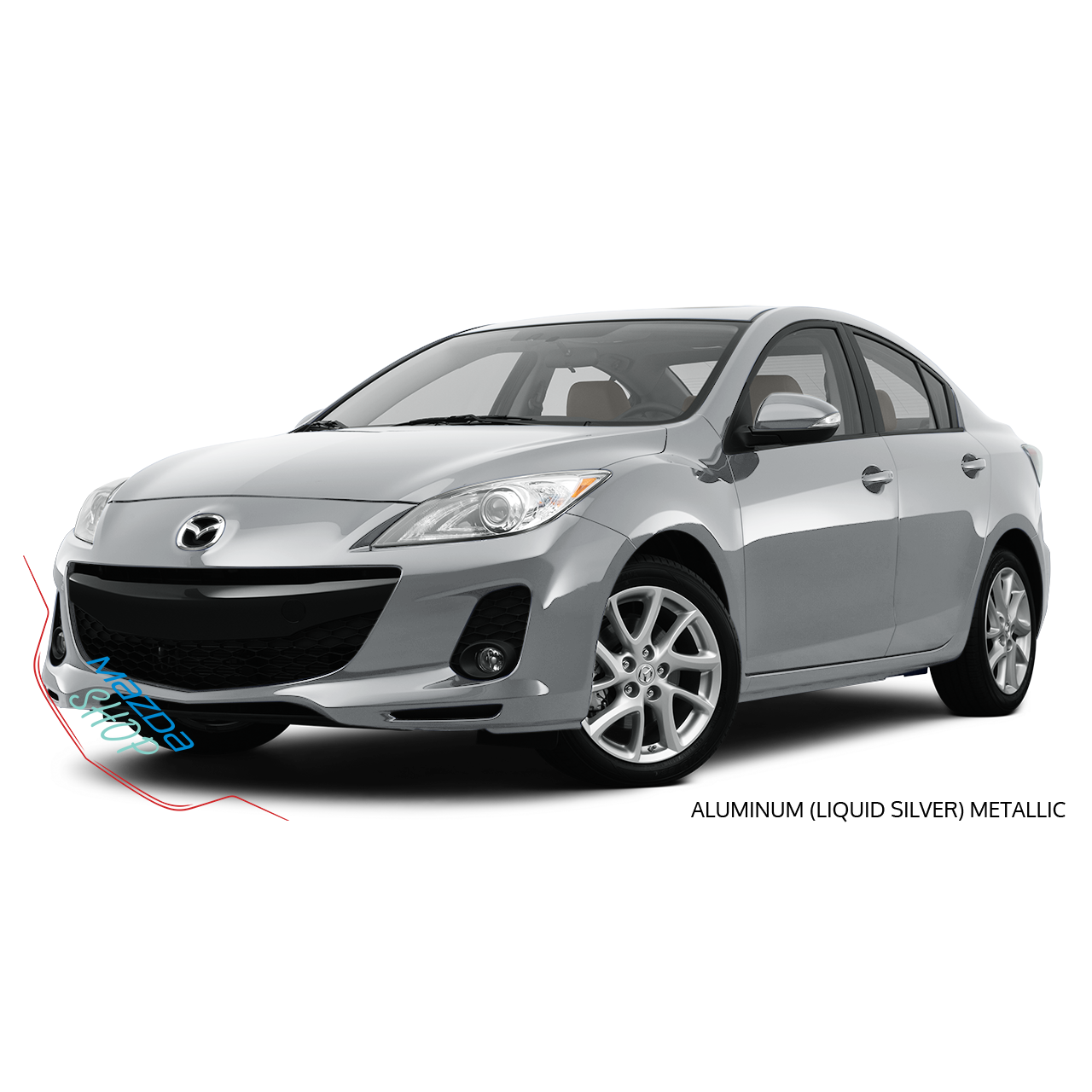 Aluminum (Liquid Silver) Metallic - 38P Premium Touch-Up Paint Pen Colour