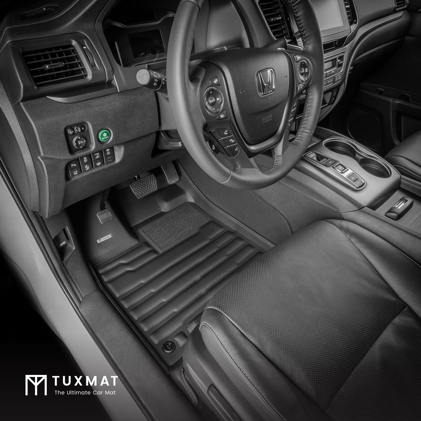 TuxMat Floor Liners (Front & Rear) | Honda Ridgeline (2017-2022)