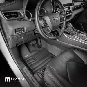 TuxMat Floor Liners (Front & Rear) | Toyota Highlander & Highlander Hybrid (2020-2023)