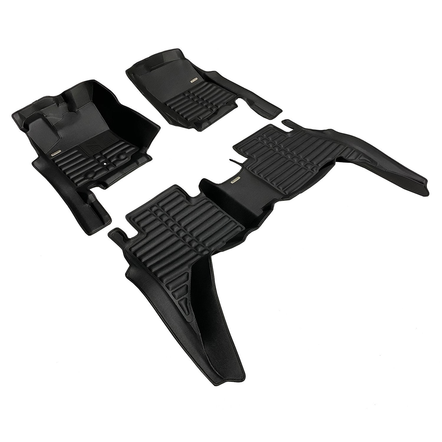 TuxMat Floor Liners (Front & Rear) | Toyota Tacoma Double Cab (2016-2021)