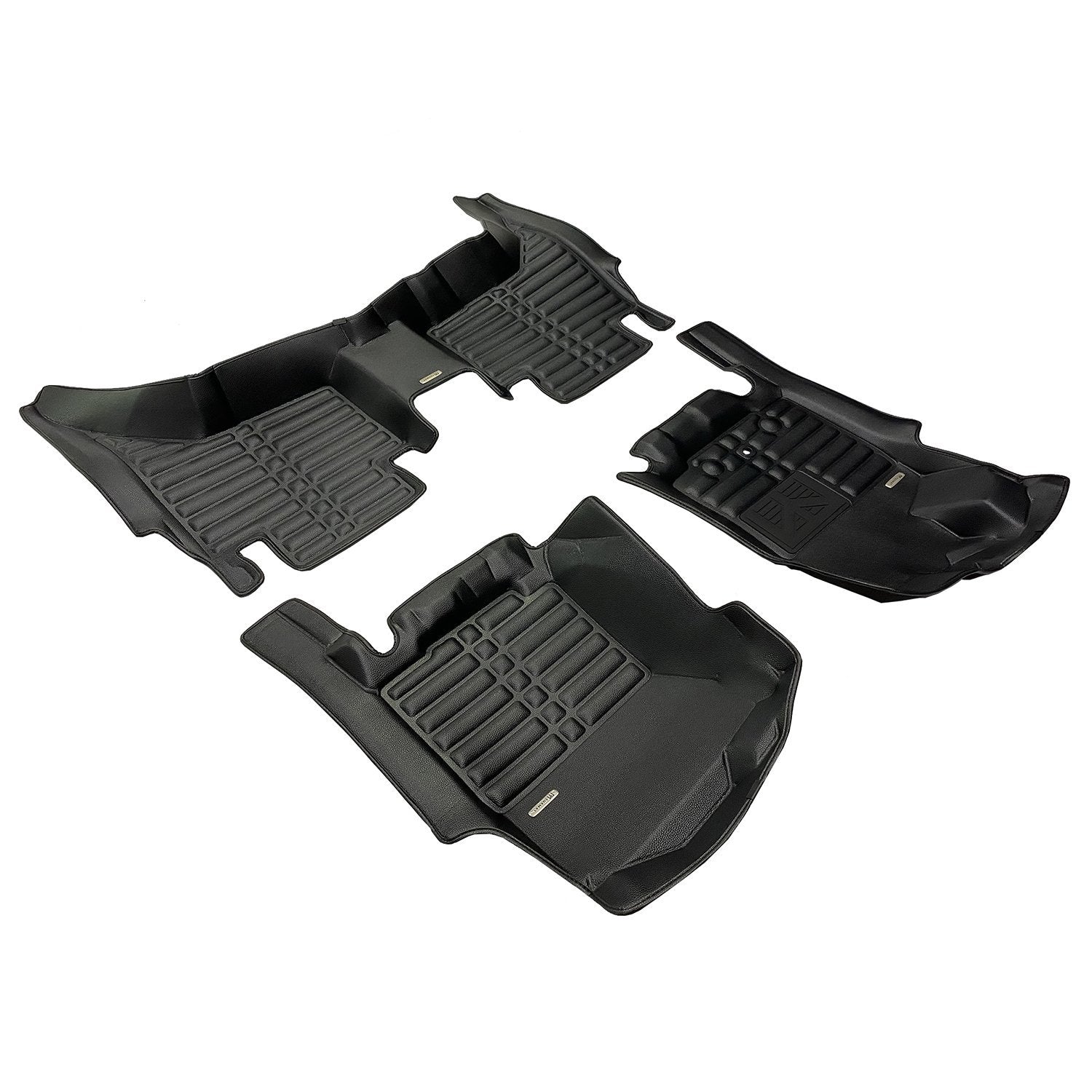 TuxMat Floor Liners (Front & Rear) | Toyota Tacoma Double Cab (2016-2021)