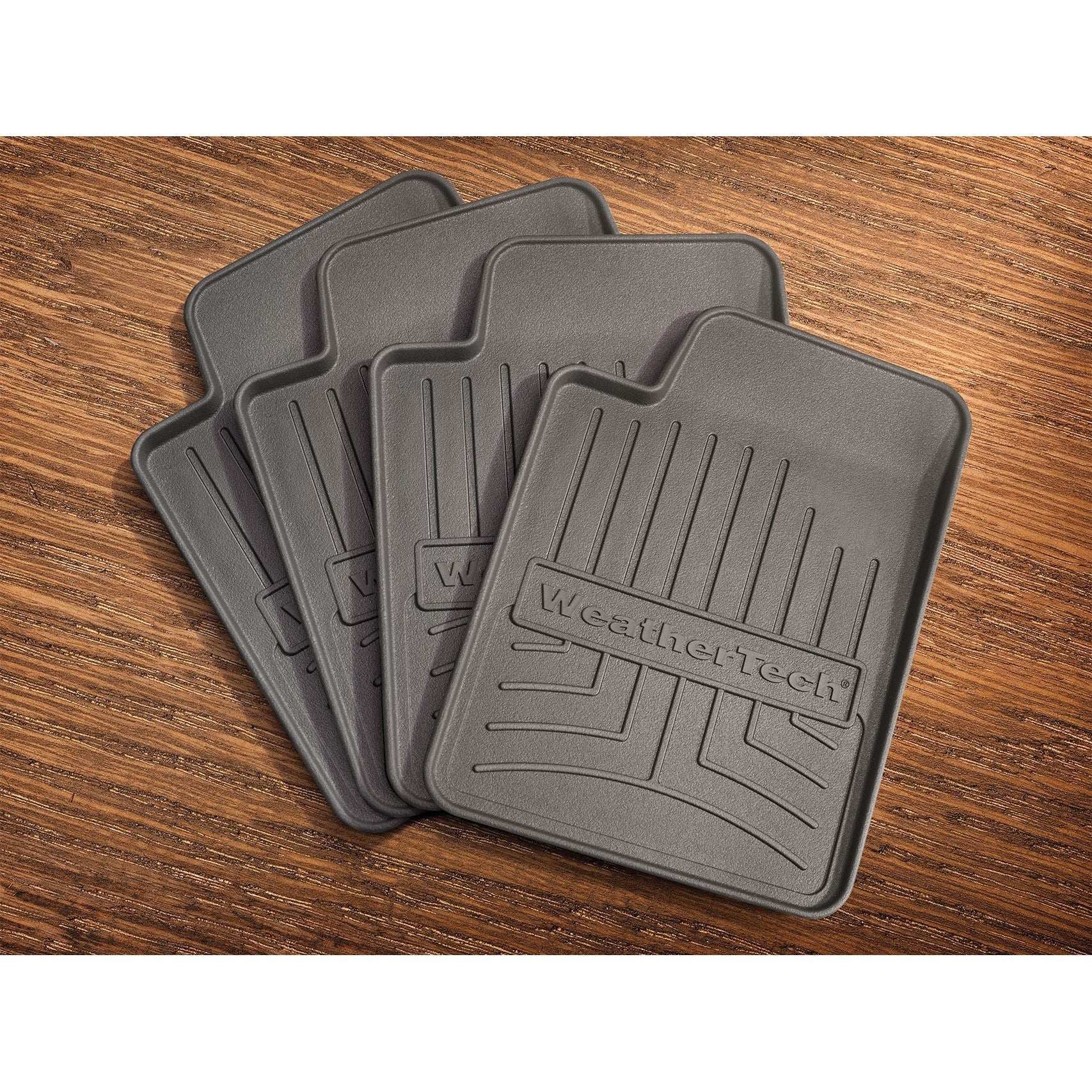 WeatherTech Drink Coasters Set Of 4 - Rubberized TPE, Black (Lifetime Warranty)